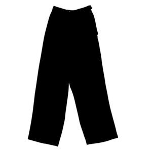 Vintage Ann Taylor Black Velvet Trouser Pants Size 4 - Classic Retro Style